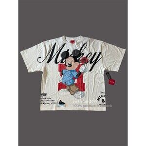 Civil Regime X Mickey & Friends Chaos 199x Oversized Tee In Butter Men’s 3XL NWT